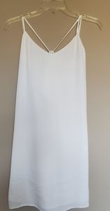 Naked Zebra satin slip dress